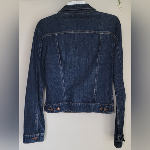 Junior Girls DKNY Denim Jeans Jacket Size L - Picture 4 of 9